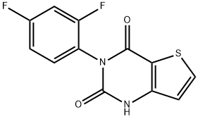 3-(2,4-Difluorophenyl)thieno[3,2-d]pyrimidine-2,4(1H,3H)-dione Structure