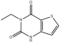 3-Ethylthieno[3,2-d]pyrimidine-2,4(1H,3H)-dione 化学構造式