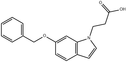 3-[6-(Benzyloxy)-1H-indol-1-yl]propanoic acid|3-[6-(苄氧基)-1H-吲哚-1-基]丙酸