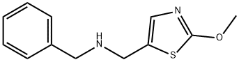 N-苄基-1-(2-甲氧基-1,3-噻唑-5-基)甲胺盐酸盐,937655-22-6,结构式