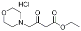4-Morpholin-4-yl-3-oxo-butyric acid ethyl ester hydrochloride,1172951-56-2,结构式