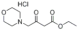 4-Morpholin-4-yl-3-oxo-butyric acid ethyl ester hydrochloride Struktur