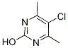 5-Chloro-4,6-dimethyl-pyrimidin-2-ol Struktur