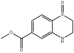 Methyl 1-oxo-1,2,3,4-tetrahydro-1lambda~4~,4-benzothiazine-6-carboxylate 化学構造式