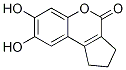 7,8-二羟基-2,3-二氢-1H-环戊烷并[C]苯并吡喃-4-酮 结构式