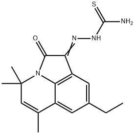 (1E)-8-Ethyl-4,4,6-trimethyl-4H-pyrrolo[3,2,1-ij]-quinoline-1,2-dione 1-thiosemicarbazone|