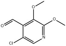 5-Chloro-2,3-dimethoxyisonicotinaldehyde Structure