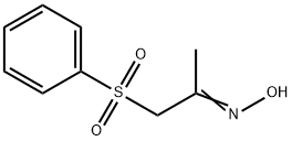 (2E)-1-(Phenylsulfonyl)acetone oxime Struktur