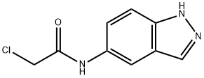 2-Chloro-N-1H-indazol-5-ylacetamide 化学構造式