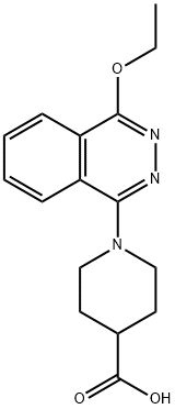 1-(4-Ethoxyphthalazin-1-yl)piperidine-4-carboxylic acid Structure