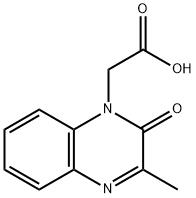(3-Methyl-2-oxoquinoxalin-1(2H)-yl)acetic acid Structure