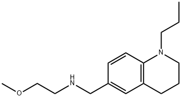 (2-Methoxyethyl)[(1-propyl-1,2,3,4-tetrahydroquinolin-6-yl)methyl]amine Structure