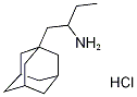 [1-(1-金刚烷基甲基)丙基]胺盐酸盐,76308-52-6,结构式