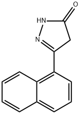 5-(1-Naphthyl)-2,4-dihydro-3H-pyrazol-3-one Structure
