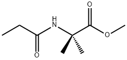 Methyl 2-methyl-N-propionylalaninate Struktur