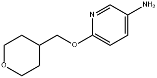 6-(Tetrahydro-2H-pyran-4-ylmethoxy)pyridin-3-amine Struktur