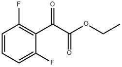 Ethyl 2,6-difluorobenzoylformate 结构式