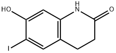 7-Hydroxy-6-iodo-1,2,3,4-tetrahydroquinolin-2-one Structure