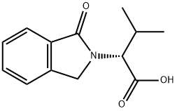 (2R)-3-Methyl-2-(1-oxo-2,3-dihydro-1H-isoindol-2-yl)butanoic acid Struktur