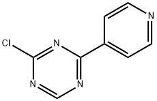 2-氯-4-(吡啶-4-基)-1,3,5-三嗪 结构式