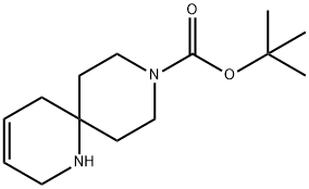 tert-Butyl 1,9-diazaspiro[5.5]undec-3-ene-9-carboxylate Structure