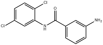 3-AMINO-N-(2,5-DICHLOROPHENYL)BENZAMIDE 结构式