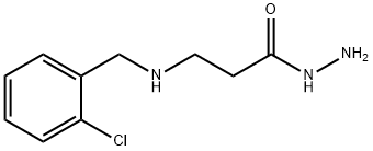 3-[(2-CHLOROBENZYL)AMINO]PROPANOHYDRAZIDE Structure