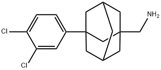 3-(3,4-DICHLOROPHENYL)-1-ADAMANTYL]METHYLAMINE 化学構造式