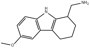 (6-METHOXY-2,3,4,9-TETRAHYDRO-1H-CARBAZOL-1-YL)METHYLAMINE Struktur