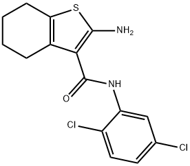 588696-05-3 2-氨基-N-(2,5-二氯苯基)-4,5,6,7-四氢苯并噻吩-3-甲酰胺