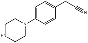 (4-piperazin-1-ylphenyl)acetonitrile Structure