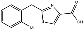 2-(2-bromobenzyl)-1,3-thiazole-4-carboxylic acid|2-(2-bromobenzyl)-1,3-thiazole-4-carboxylic acid