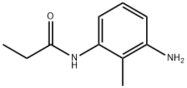 N-(3-amino-2-methylphenyl)propanamide Struktur