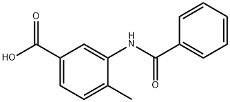 3-(benzoylamino)-4-methylbenzoic acid Structure