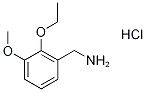 (2-Ethoxy-3-methoxyphenyl)methanaminehydrochloride 化学構造式