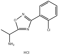 1-[3-(2-Chloro-phenyl)-[1,2,4]oxadiazol-5-yl]-ethylamine hydrochloride|