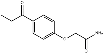 2-(4-Propionylphenoxy)acetamide Struktur