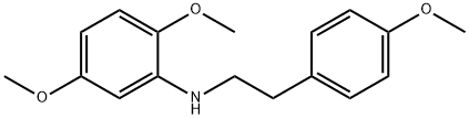 2,5-Dimethoxy-N-(4-methoxyphenethyl)aniline Structure