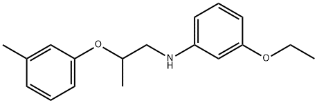 3-Ethoxy-N-[2-(3-methylphenoxy)propyl]aniline Structure