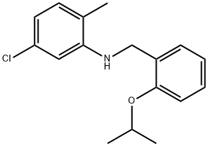 5-Chloro-N-(2-isopropoxybenzyl)-2-methylaniline Struktur