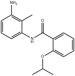 N-(3-Amino-2-methylphenyl)-2-isopropoxybenzamide Structure