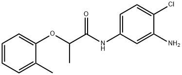 N-(3-Amino-4-chlorophenyl)-2-(2-methylphenoxy)-propanamide 结构式