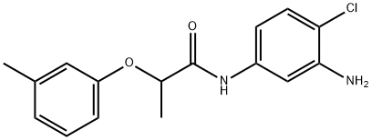 N-(3-Amino-4-chlorophenyl)-2-(3-methylphenoxy)-propanamide Structure