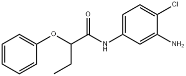 N-(3-Amino-4-chlorophenyl)-2-phenoxybutanamide Struktur