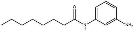 N-(3-Aminophenyl)octanamide 化学構造式