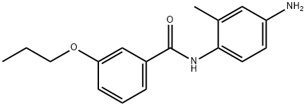 N-(4-Amino-2-methylphenyl)-3-propoxybenzamide Struktur