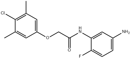 N-(5-Amino-2-fluorophenyl)-2-(4-chloro-3,5-dimethylphenoxy)acetamide|