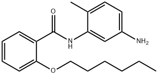 N-(5-Amino-2-methylphenyl)-2-(hexyloxy)benzamide,1020723-78-7,结构式