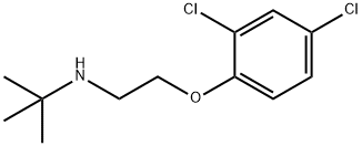 N-[2-(2,4-Dichlorophenoxy)ethyl]-2-methyl-2-propanamine 化学構造式