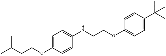 N-{2-[4-(tert-Butyl)phenoxy]ethyl}-4-(isopentyloxy)aniline Structure